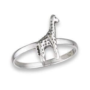 Sterling silver giraffe ring size 7